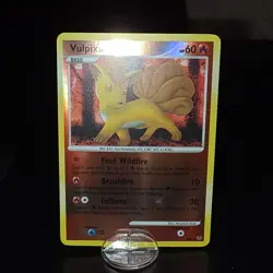 Pokemon Vulpix SH6 Platinum Shiny Reverse Holo Rare - Image 5