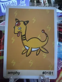 Amphy (Ampharos) #0181- Gen 2 Pookiemoot Fan Art - Pokemon - Image 1
