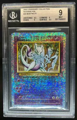 2002 Pokemon Legendary Collection Mewtwo Reverse Holo #29/110 BGS 9 - Image 1
