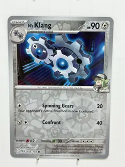 N'S Pokemon LOT [N] | Lot of 5 Cards | ALL Trainer N | All Holo or Rev | NM/M - Image 5