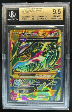 2015 Pokemon XY Ancient Origins Mega Rayquaza #98/98 BGS 9.5 - Image 1