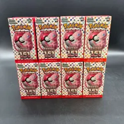Lot of (8) Pokemon Korean SV2A Pokemon 151 Booster Boxes Sealed - Image 1