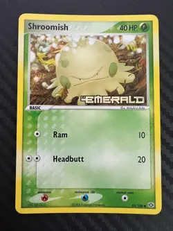 Pokemon TCG Shroomish EX Emerald 63/106 Reverse Holo Common LP - Image 1