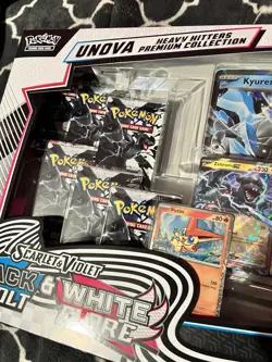 Pokemon Unova Heavy Hitters Costco Premium Collection Black Bolt White Flare - Image 2