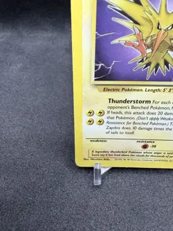 Zapdos 30/62 Fossil Non Holo Rare Vintage Pokemon TCG - MP - Image 4