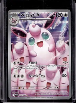 2025 Pokemon Phantasmal Flames Wigglytuff Illustration Rare #105/094 - Image 1