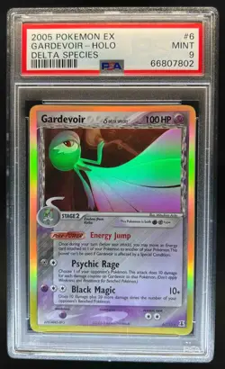 2005 Pokemon EX Delta Species Gardevoir Holo #6/113 PSA 9 - Image 1