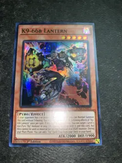 Yu-Gi-Oh! TCG - K9-66B Lantern - JUSH-EN033 - Super Rare Foil NM - Image 1