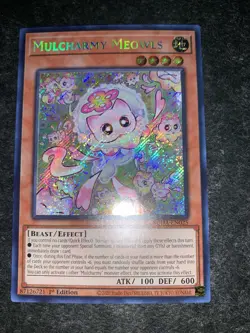 Yu-Gi-Oh! Mulcharmy Meowls SUDA-EN025 Secret Rare Supreme Darkness 1st Ed NM - Image 2