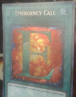 Yugioh: E - Emergency Call - RYMP-EN024 - Secret Rare - Unlimited - LP - Image 3