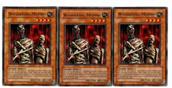 Yugioh- 3X Wandering Mummy - Rare - Unlimited - PGD-019 - Light Play - Image 1