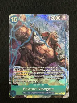 One Piece Edward.Newgate OP08-043 SR Alt Art Two Legends English - Image 1