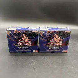 Lot of (2) One Piece TCG The Azure Sea’s Seven Booster Box Sealed Bandai - Image 1