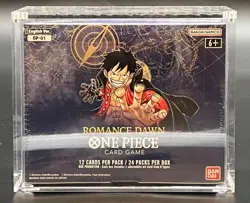 One Piece TCG English OP01 Romance Dawn White Bottom Sealed Booster Box - Image 1