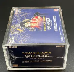 One Piece TCG English OP01 Romance Dawn White Bottom Sealed Booster Box - Image 5