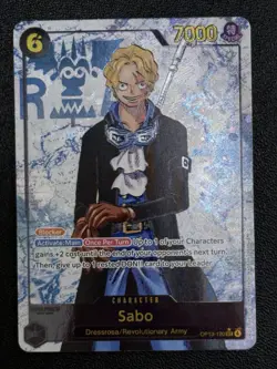 One Piece TCG Sabo SEC Alternate Alt Art (Parallel) OP13-120 - NM - English - Image 1