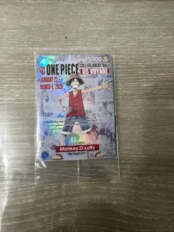 Monkey.D.Luffy (055) (College Basketball US Voyage) P-055 One Piece Promotion... - Image 1
