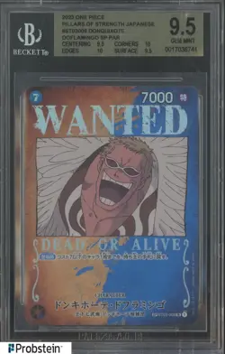 2023 One Piece Pillars of The Strength JPN ST03009 Donquixote Doflamingo BGS 9.5 - Image 1