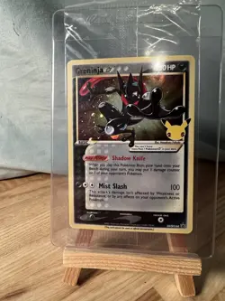 Pokemon Greninja Gold Star Celebrations SWSH144 Sword & Shield Promo Holo SEALED - Image 1
