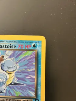Pokemon Dark Blastoise Vintage Card Team Rocket #20/82 WotC 2000 - Image 3