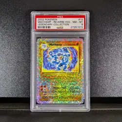 Machamp - 15/110 - Legendary Collection - Reverse Holo - PSA 8 - Pokemon Card - Image 1