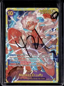 2025 One Piece Monkey D. Luffy Special Cards Secret Rare #OP05-119 - Image 1
