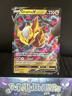 Pokemon Card Giratina V 130/196 Lost Orgin Half Art Rare Near Mint - Image 1