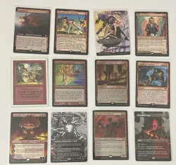 Magic The Gathering 12 Card Random Rare Red Lot - 11 NM/M, 1 MP - Image 1