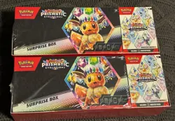 Pokemon Prismatic Evolutions Surprise Box/Booster Sam's Club Bundle (Lot Of 2) - Image 1