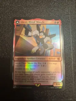 Slicer, Hired Muscle Universes Beyond: Transformers Foil - Image 1