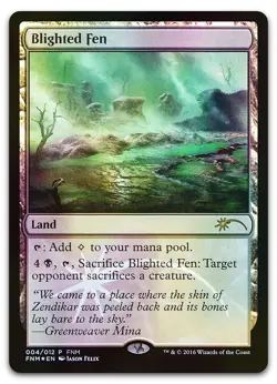 Blighted Fen #4 (Foil) (NM) FNM Promos FNM Magic MTG - Image 1
