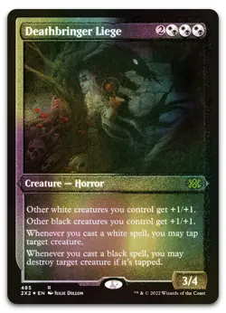 Deathbringer Liege (Foil Etched) #485 (NM) Double Masters 2022 2X2 Magic MTG - Image 1