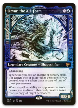 Orvar, the All-Form (Showcase) #305 (Foil) (NM) Kaldheim KHM Magic MTG - Image 1