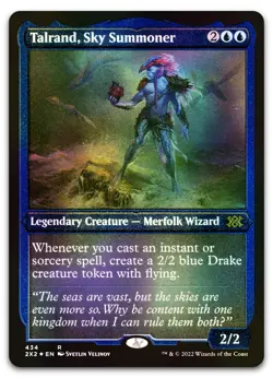 Talrand, Sky Summoner (Foil Etched) #434 (NM) Double Masters 2022 2X2 Magic MTG - Image 1