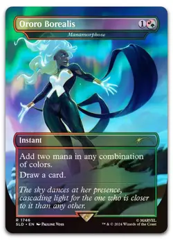 Ororo Borealis - Manamorphose (Rainbow Foil) #1746 NM Secret Lair Drop Magic MTG - Image 1