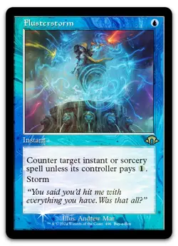 Flusterstorm (Retro Frame) #496 (Foil) (NM) Buy-A-Box Promos BABP Magic MTG - Image 1