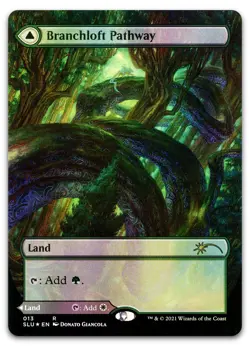 Branchloft Pathway (Borderless) #13 (Foil) (NM) Secret Lair SLU Magic MTG - Image 1