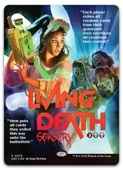 Living Death (Showcase) #373 (Foil) (NM) Duskmourn DSC Magic MTG - Image 1