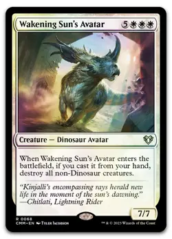 Wakening Sun's Avatar #68 (Foil) (NM) Commander Masters CMM Magic MTG - Image 1