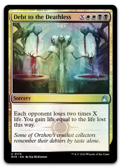 Debt to the Deathless #176 (Foil) (NM) Ravnica Remastered RVR Magic MTG - Image 1