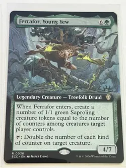 Ferrafor, Young Yew Extended Art Lorwyn Eclipsed Commander 36 - Image 1