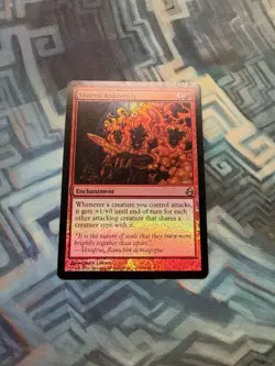 MTG Foil Shared Animosity EX/LP- Morningtide - Image 1