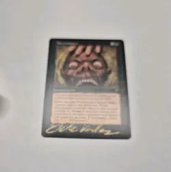UNPLAYED GOLD SIGNED Visions Vintage MtG Necromancy NM PETE VENTERS EDH CUBE - Image 2