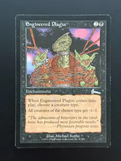 MTG - Engineered Plague - Urza's Legacy - 1x LP (Magic: The Gathering) - Image 1