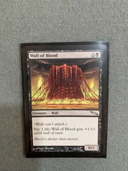 Magic: The Gathering MTG Wall of Blood Creature - MIrrodin 2003 - Near-Mint/NM!! - Image 1