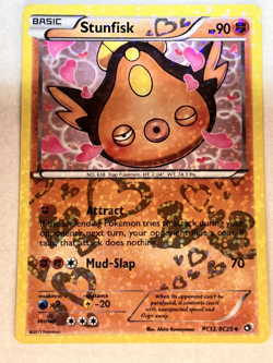 Pokemon Legendary Treasures: Radiant Collection Stunfisk RC12/RC25 Holo - LP - Image 2
