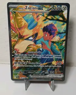 Pokemon TCG Hop's Zacian EX 186/159 Journey Together Special Illustration Rare - Image 1