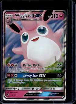 2019 Pokemon SM Hidden Fates Wigglytuff GX #42/68 - Image 1
