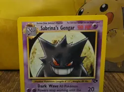 Sabrina's Gengar 29/132 Rare Gym Challenge Unlimited WOTC Pokemon Vintage NM/LP - Image 2