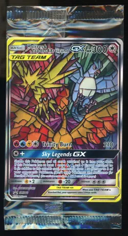2019 Pokemon Black Star Promo ETB #SM210 Moltres & Zapdos & Articuno GX SEALED - Image 1